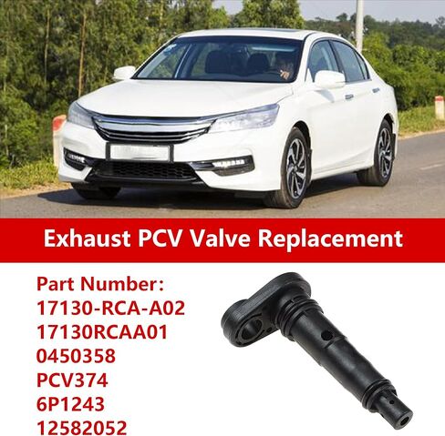 عادم PCV Valve لـ Honda Accord 2003-2017 لـ Honda Odyssey 2006-2021 استبدال 17130-RCA-A02 in Kuwait