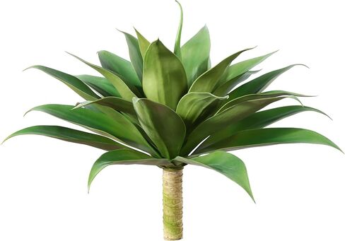 Artificial Plants Fake Agave Succulent Plant 28 Inch Big Size Faux Succulents Stems for Indoor Outdoor Realistic & Natural Home Decor Plants for Office Housewarming 2 Pack in Kuwait