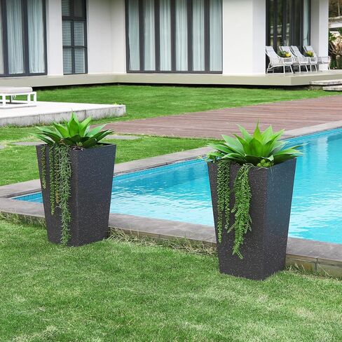 Artificial Plants Fake Agave Succulent Plant 28 Inch Big Size Faux Succulents Stems for Indoor Outdoor Realistic & Natural Home Decor Plants for Office Housewarming 2 Pack in Kuwait