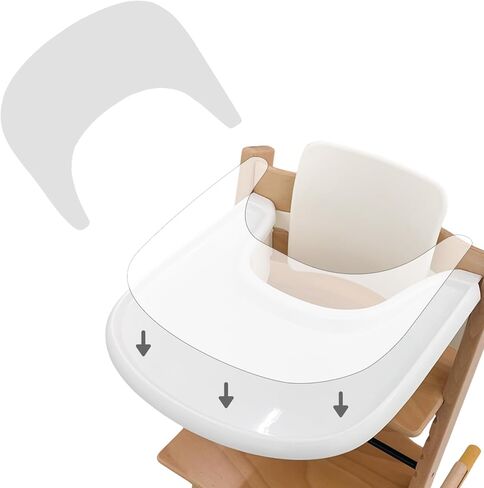 Suction Solver Sticker Compatible with Stokke Tripp Trapp Tray Safe Adehisve Placemat Improves Suction Keeps Suction Bowls and Toys Baby High Chair Placemat (2, Peanut Shape) in Kuwait
