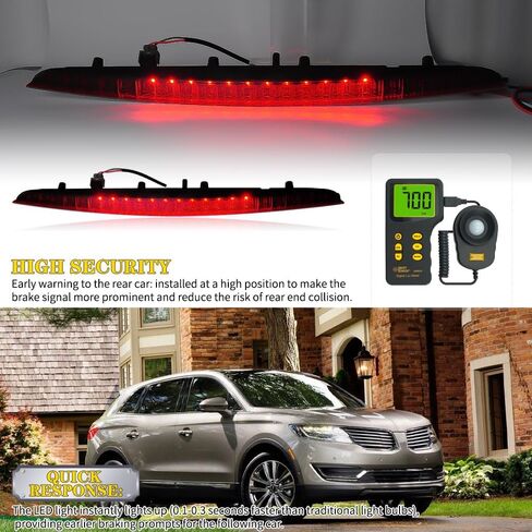 Third Brake Light For Lincoln MKX 2016 2017 2018 Waterproof Upgrade Led High Mount Brake Light OE Replacement FA1Z-13A613-AB/ FA1Z13A613AB Energy Saving 3rd Brake Light Assembly in Saudi Arabia