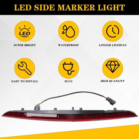 Third Brake Light For Lincoln MKX 2016 2017 2018 Waterproof Upgrade Led High Mount Brake Light OE Replacement FA1Z-13A613-AB/ FA1Z13A613AB Energy Saving 3rd Brake Light Assembly in Saudi Arabia