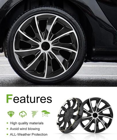 Scitoo Snap على حافة Hubcap 15 بوصة استبدال إطار Auto Cap Oem Cap Oem Veter Hubcaps غطاء عجلة in Saudi Arabia