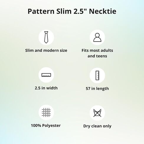 tiemart Pattern Slim 2.5" Necktie in Saudi Arabia