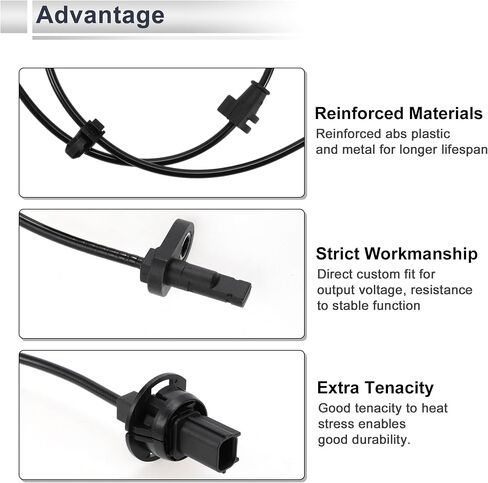 SENOR سرعة ABS Left Left Left ABS لـ Honda Fit City 1.5L 2015-2019 ABS Sensor Sensor Anti-Lock System Sensor No.57455T5A013 1 PCS in Saudi Arabia