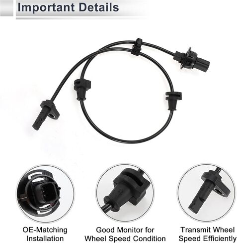 SENOR سرعة ABS Left Left Left ABS لـ Honda Fit City 1.5L 2015-2019 ABS Sensor Sensor Anti-Lock System Sensor No.57455T5A013 1 PCS in Saudi Arabia