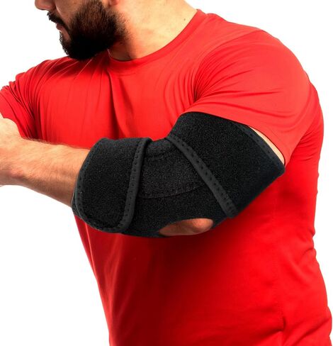 Elbow Compression Sleeve with Removable Strap for Men & Women, Elbow Support Brace Ulnar Nerve Entrapment Splint Tendonitis Support Strap for Golfer Epicondylitis Weightlifting in Saudi Arabia