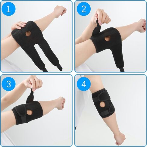 Elbow Compression Sleeve with Removable Strap for Men & Women, Elbow Support Brace Ulnar Nerve Entrapment Splint Tendonitis Support Strap for Golfer Epicondylitis Weightlifting in Saudi Arabia