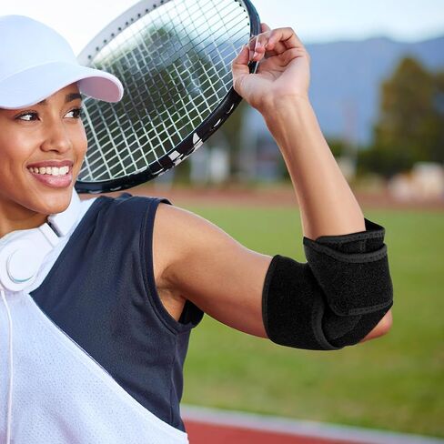 Elbow Compression Sleeve with Removable Strap for Men & Women, Elbow Support Brace Ulnar Nerve Entrapment Splint Tendonitis Support Strap for Golfer Epicondylitis Weightlifting in Saudi Arabia