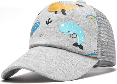 HONGTEYA Toddler Baseball Cap Sun Hat Adjustable Breathable Baby Cap for Kids Boys Girls Age 2-5T in Kuwait