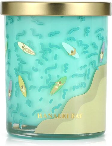 Happy Camper Scented Candle, Sea Salt Scented, 10oz Soy Wax Candle, Camping Gift Hiking Gift for Friends in Saudi Arabia