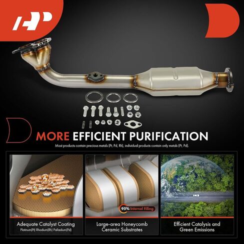 A-Premium Front Pront Convalter with Gasket Kit-Fit Directived مع Toyota 4Runner 1996 1997 1998 1999 2000 ، 3.4L ، E.P.A. متوافق in Saudi Arabia
