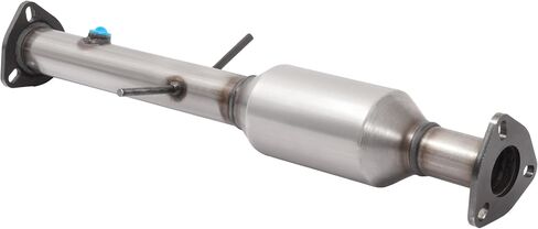 Rear Catalytic Converter Compatible with 1996-2003 Chevrolet S10 Pickup GMC Sonoma 2.2L 1996-2000 Isuzu Hombre 2.2L Silvery 409 Stainless Steel in Saudi Arabia