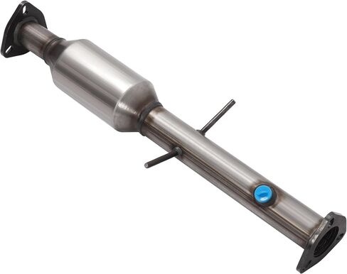 Rear Catalytic Converter Compatible with 1996-2003 Chevrolet S10 Pickup GMC Sonoma 2.2L 1996-2000 Isuzu Hombre 2.2L Silvery 409 Stainless Steel in Saudi Arabia