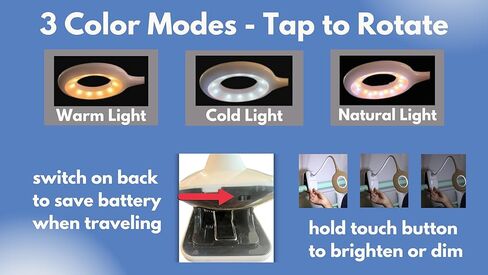 مقطع LED محمول على ضوء الليل للأطفال ، والأطفال والكبار-قابلة للذات ، أو USB قابلة للشحن ، 3 ألوان للحضانة ، والتغذية ، والحفاضات ، أو سرير ، أو غرفة نوم ، أو مكتب ، وقراءة ، ومهمة ، أو موسيقى ، أو هدية in Kuwait