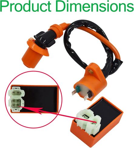 Ignition Coil CDI Box Replacement for Honda FourTrax Foreman 400 450 TRX400FW 1995-2004 Replacement for 38710-hm7-004 in Saudi Arabia