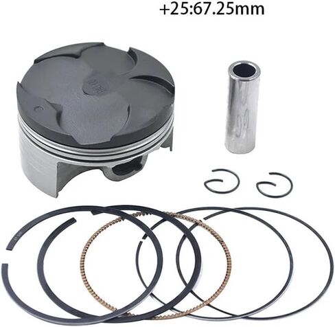 1/4 أجزاء نارية أجزاء مكبس طقم رنين ملائمة لـ CBR600 F5 2007-2019 CBR600RR 2007-2019 13101-MFJ-A40 (4 مجموعات 67.5 مم) in Saudi Arabia