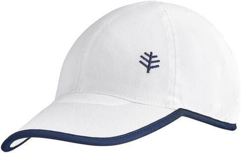 Coolibar Upf 50+ Women's Wave Rider Sport Cap - Sun Sundraction (صغير/متوسط أبيض) in Saudi Arabia