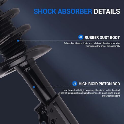 Autoround pair 172321 Front Complete Shock Absorber Compatible with Buick Lucerne/Cadillac DTS 2006 2007 2008 2009 2010 2011, Left & Right Struts with Coil Spring Assembly in Saudi Arabia
