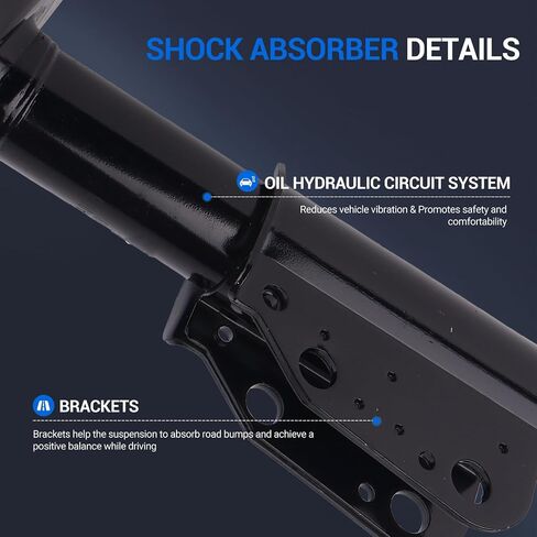 Autoround pair 172321 Front Complete Shock Absorber Compatible with Buick Lucerne/Cadillac DTS 2006 2007 2008 2009 2010 2011, Left & Right Struts with Coil Spring Assembly in Saudi Arabia