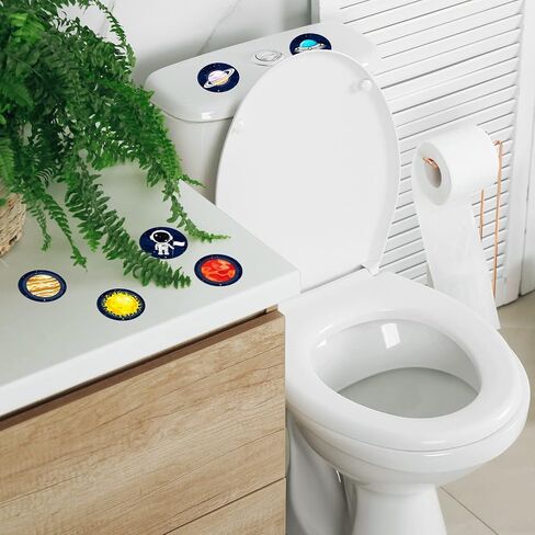 Chinco 120 Pcs Boys Potty Training Targets Boys Potty Targets Aids Flushable Pee Training Chart for Toddlers Use(Dog Style) in Kuwait