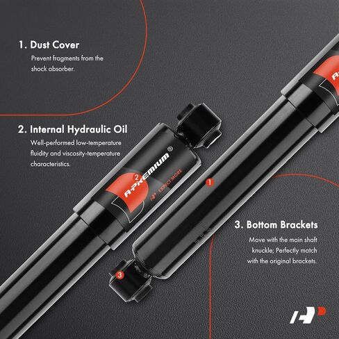 A-Premium Suspension Shock Absorber Compatible with Volvo VN 1998-1999 2004, VNL 2000-2020, VNM 2011-2016, VNR 2018-2020 & Mack CXN 2004-2008 in Saudi Arabia