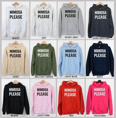 Teamore Mimosa من فضلك قميص Sweatshirt و Hoodie Champagne Lover Sweatshirt & Hoodie #0663 in Saudi Arabia