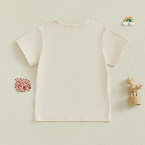 Back to School Outfits for Girls Boys Toddler Letter Print First Day of School Shirt for Preschool Kindergarten in Kuwait