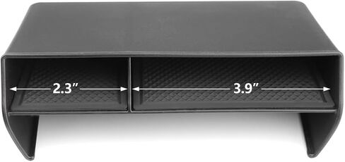 Center Console Organizer Storage Shelf Pocket Insert Divider Tray Compatible with Honda 11th Civic 2025 2024 2023 2022 Storage Box - Black in Saudi Arabia