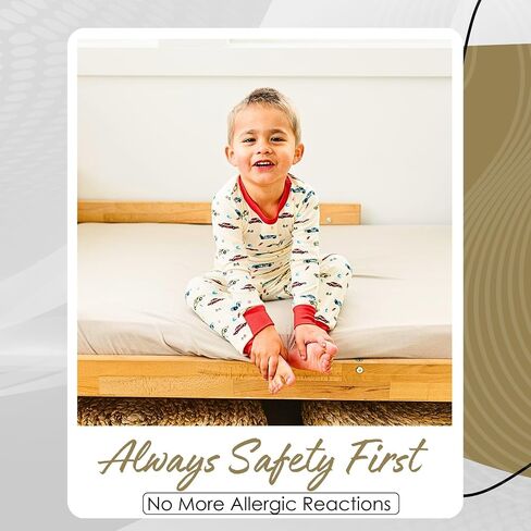 Toddler Pajamas Soft Baby Pajamas 2 Piece Sleepwear Set Toddler PJs, Viscose from bamboo (Building Blocks 3T) in Kuwait