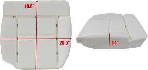 GXARTS DRIVER Side Side Bottom Cover Cover Gray and Foam Cushion متوافقة مع Ford F150 STX XL XLT 2004 2005 2007 2007 in Saudi Arabia