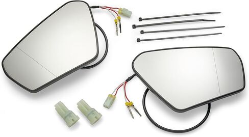 Goldstrike Panovista ™ Extended Convex Mirror مع إشارات دوران متسلسلة لجناح الذهب in Saudi Arabia
