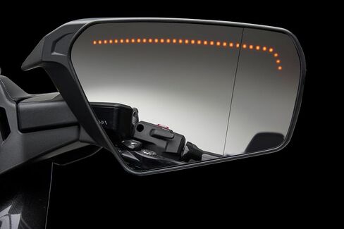 Goldstrike Panovista ™ Extended Convex Mirror مع إشارات دوران متسلسلة لجناح الذهب in Saudi Arabia