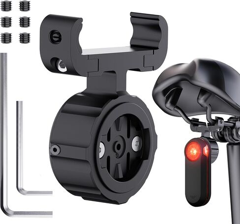 DDJ Bike Computer Mount متوافق مع Garmin Edge & Airtag ، لغطاء ساق الدراجة 1-1/8 "و 1-1/4" in Kuwait