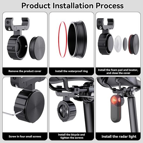 DDJ Bike Computer Mount متوافق مع Garmin Edge & Airtag ، لغطاء ساق الدراجة 1-1/8 "و 1-1/4" in Kuwait