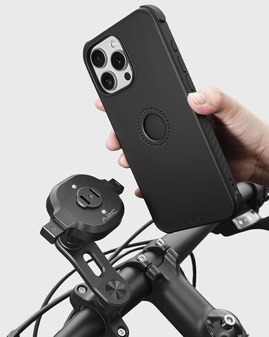 A2C One-Lock System Bike Phone Holder Kit with MagSafe Phone Case for iPhone 16 Pro Max ONLY in Saudi Arabia