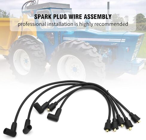 5 PCS 1012474 مجموعة سلك سلام شرارة ، استبدال لموزع جبل Ford Tractor 8N ، يحل محل 8N12259 in Saudi Arabia