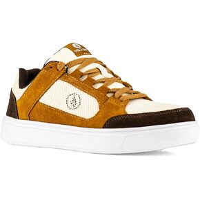 حذاء Volcom® Evolve EH Comp Toe للرجال - الجزء العلوي من الجلد السويدي والجلد - نعل داخلي ناعم - بطانة من الإسفنج الذكي باللون البني الداكن 11 عرض in Kuwait