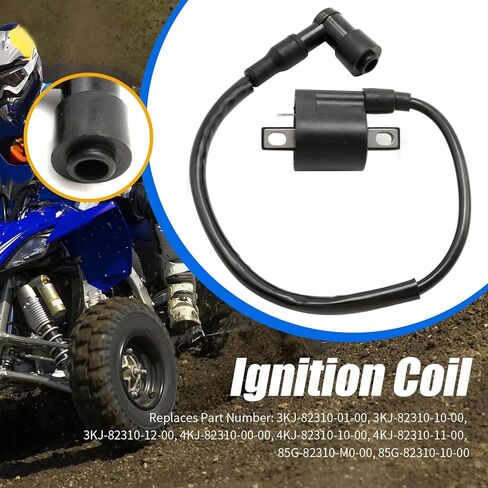 3KJ-82310-01-00 ملف الإشعال ، استبدال Yamaha ATV 1994-2013 ، يحل محل 3KJ-82310-10-00 4KJ-82310-00-00 85G-82310-M0-00 in Saudi Arabia