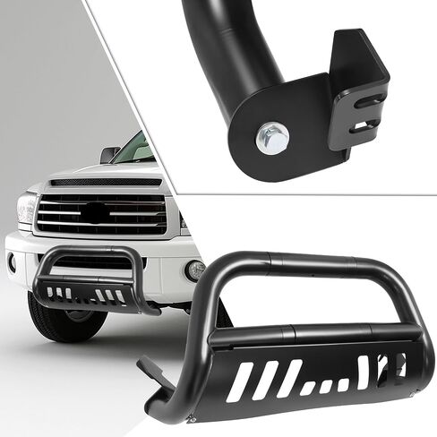 Kuafu 3 "Bull Bar متوافق مع 1999-2006 Toyota Tundra 2001-2007 Toyota sequoia w/skid plate tube push grille grille black in Saudi Arabia