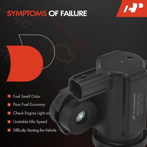 A-Premium Vapor Canister Purge Solenoid Valve متوافق مع Honda Accord 2004-2007 ، Pilot 2005-2008 ، Odyssey 2005-2010 ، Ridgeline 2006-2008 & Acura MDX 2004-2006 ، TL ، RL & Saturn ، 3.0L 3.5L 3.5L in Saudi Arabia
