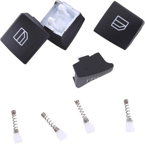 4pcs Window Switch Button Cap Compatible for Mercedes-Benz C E Class W204 W212 W204 W166 X156 W156 2007-2016, Interior Window Switch Button Cover Replace A2049055402 in Saudi Arabia