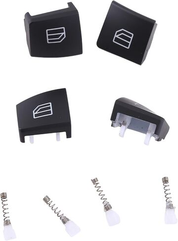 4pcs Window Switch Button Cap Compatible for Mercedes-Benz C E Class W204 W212 W204 W166 X156 W156 2007-2016, Interior Window Switch Button Cover Replace A2049055402 in Saudi Arabia