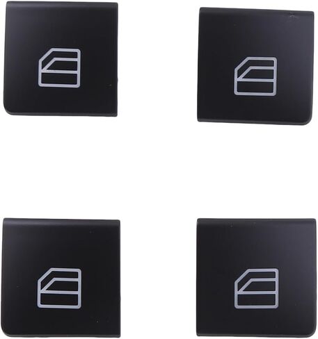 4pcs Window Switch Button Cap Compatible for Mercedes-Benz C E Class W204 W212 W204 W166 X156 W156 2007-2016, Interior Window Switch Button Cover Replace A2049055402 in Saudi Arabia