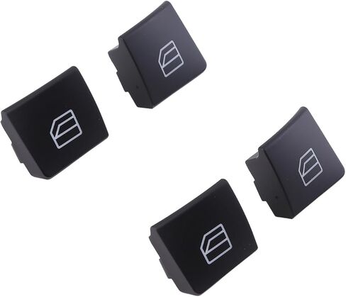4pcs Window Switch Button Cap Compatible for Mercedes-Benz C E Class W204 W212 W204 W166 X156 W156 2007-2016, Interior Window Switch Button Cover Replace A2049055402 in Saudi Arabia