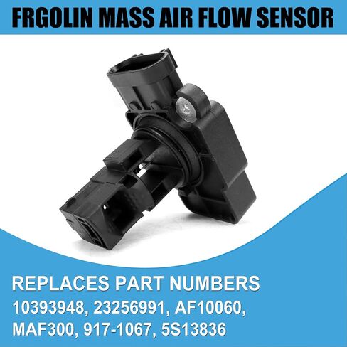 مستشعر تدفق الهواء الشامل مستشعر MAF متوافق مع Cadillac Escalade CTS CHEVY Avalanche Silverado Silverudo Suburban Tahoe GMC Sierra Yukon XL 1500 2500 2009-2015 يحل محل 10393948 23256991 in Kuwait