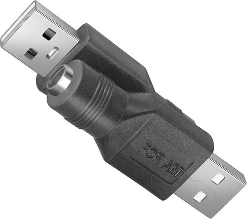 5.5x2.1 mm to 3.5 X 1.35mm DC Adapter, 3.5 mm Barrel Plug to 5.5x2.1 mm Adapter Laptop Made for Security Cameras, LED Lighting, USB Lights, USB Fans, Table Lamp, Bluetooth Audio in Kuwait