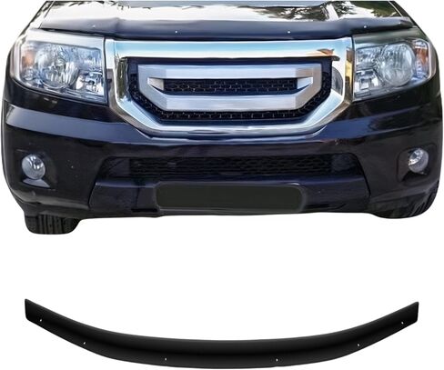OMAC Front Bug Shield Hood Deflector Guard for Honda Pilot 2009-2015 Black Smoke in Saudi Arabia