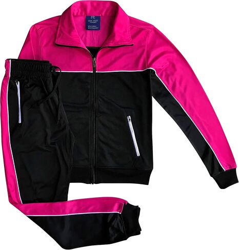 Women's 2-Piece Fashionary Tracksuit Full Track Jacket & Jogger Track pants Jumpsuit in Kuwait