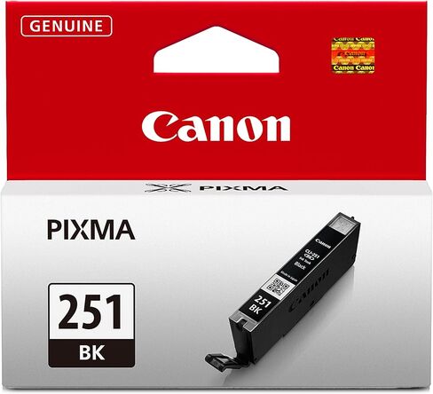 Canon CLI-251 أسود متوافق مع طابعات iP7220، iP8720، iX6820، MG5420، MG5520/MG6420، MG5620/MG6620، MG6320، MG7120، MG7520، MX922/MX722 in Saudi Arabia